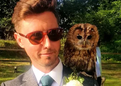 Brett and Fletcher the tawny owl